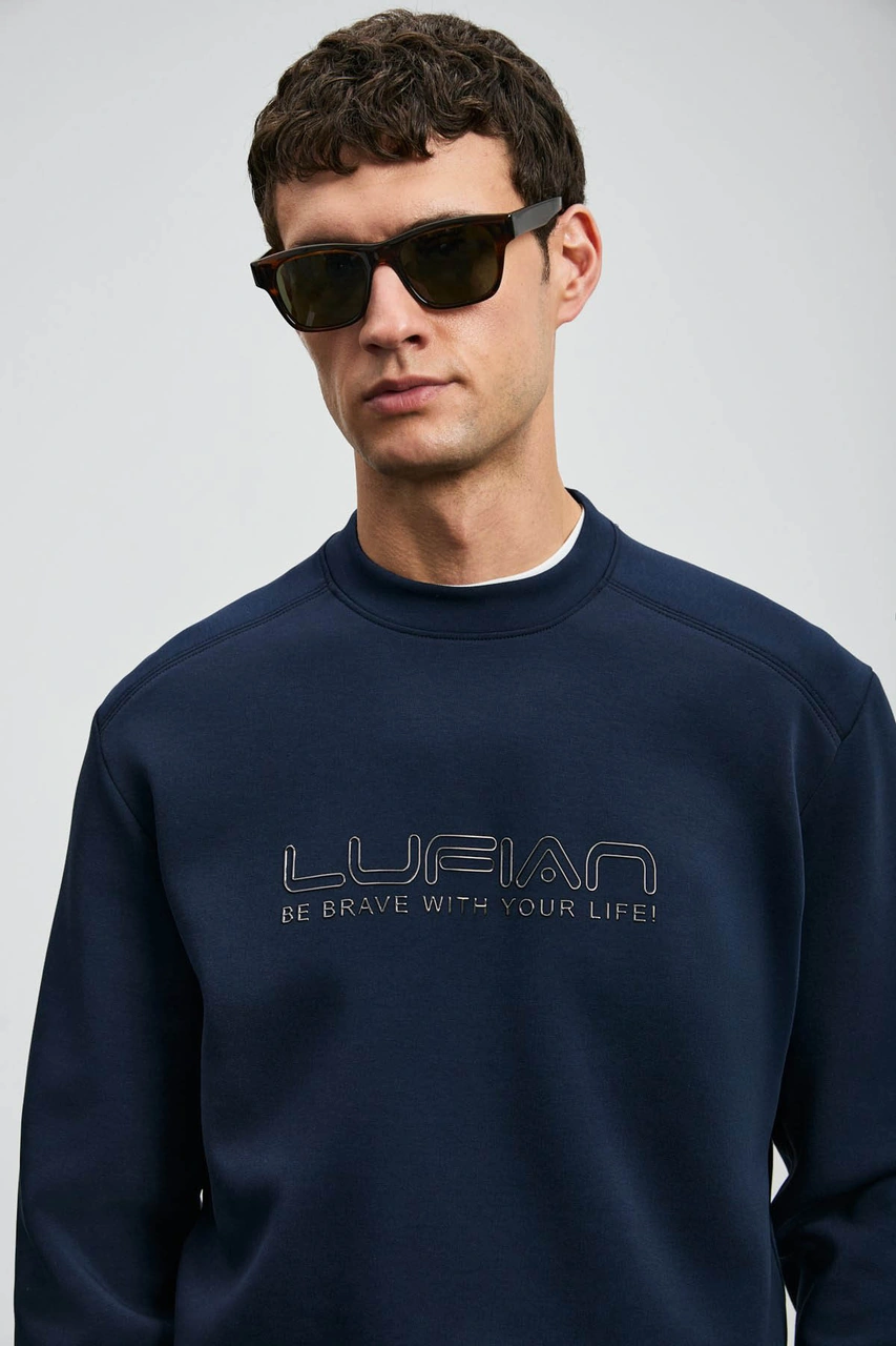 Lufian Lacivert Erkek Sweatshirt 112030171 Lacivert