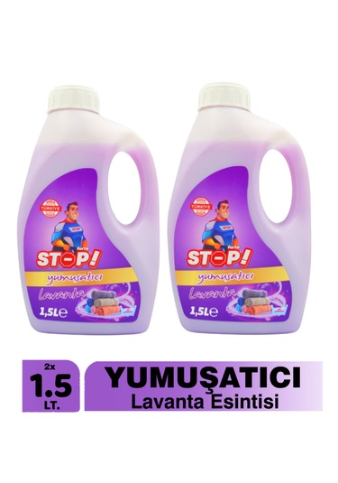 Stop Forte 2'li Çamaşır Yumuşatıcı 1.5 Litre Lavanta