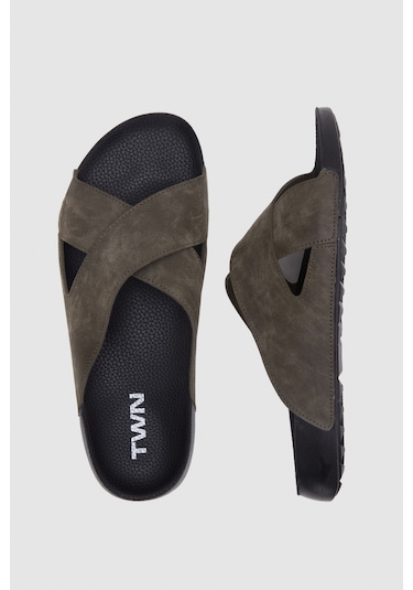 Twn Haki Çapraz Bant Terlik 4ect9ort5010m Haki