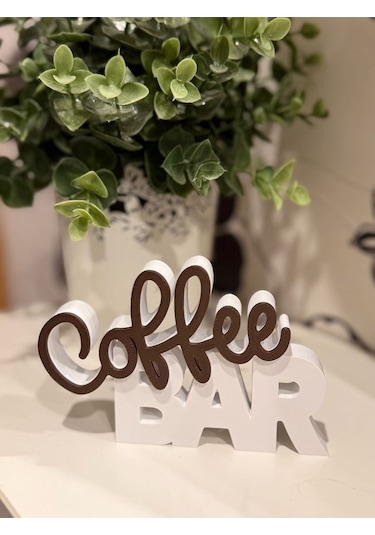 Mor Coffee Bar Dekoratif Biblo - Kahve Köşenize Sıcaklık Katan Samimi Aksesuar