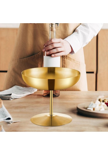 Suntek Paslanmaz Çelik Dondurma Kupası Düğün İçin Zarif 250ml Altın