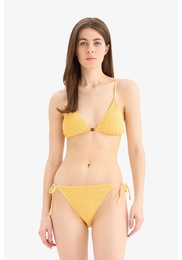Defacto Bürümcük Bağcıklı Bikini Altı-fall İn Love E0208ax25smyl106 Sarı
