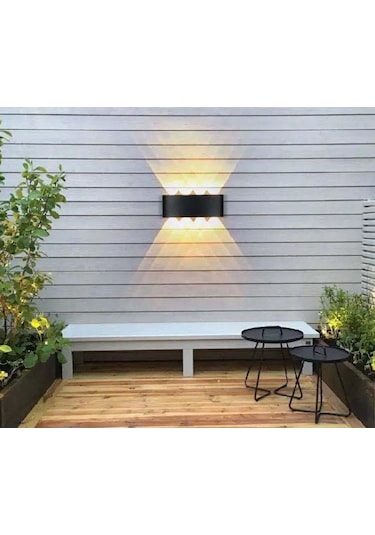 Cata Ct 8013 15w Dış Mekan Led Aplik Amber