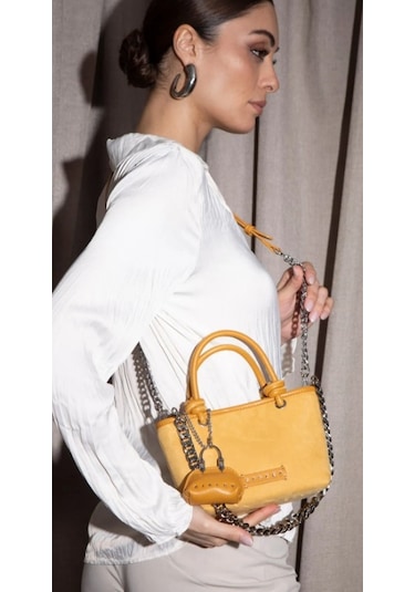 Sisley Kadın El Çantası Sly 195 Sarı