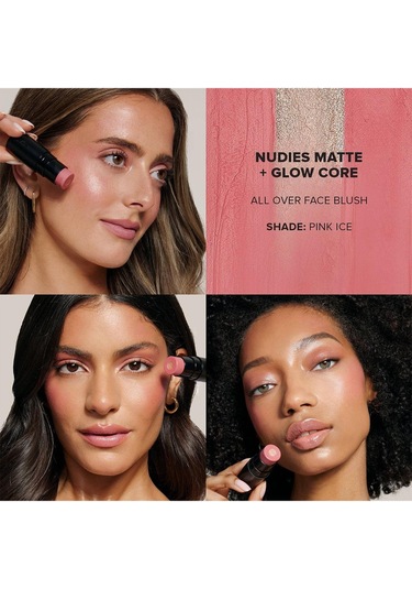 Nudestix Yanak + Göz + Dudak Renklendirici Işıltılı Stick Pink Ice 6gr Pink Ice