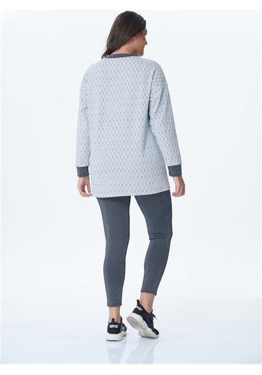 Kendinden Desenli Tayt