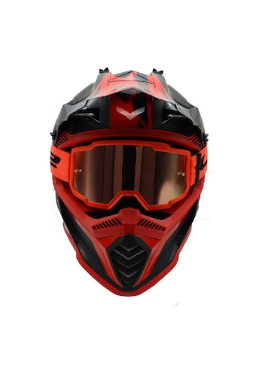 Ls2 Charger Goggles Motokross Gözlük Neon Turuncu