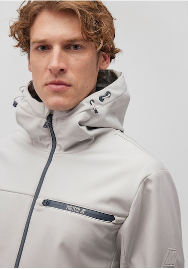 Mavi - Kapüşonlu Gri Ceket 0110357-70074 Gri