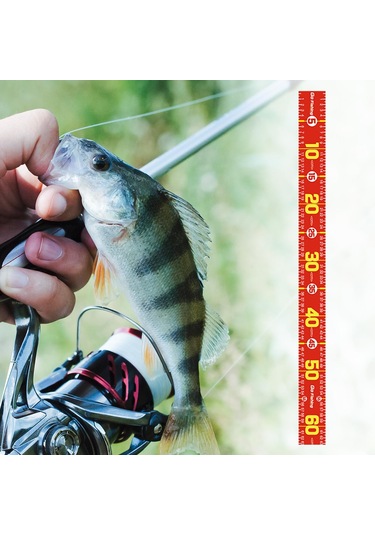 Homyl Balık Ölçme Aracı 51.18 '' Tekne Kırmızı-b