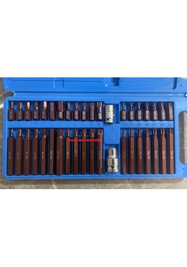 Dmr S2çelik 40parça Otomotiv Seti Bits Uç Seti Kalın Alyan Tork Seti Takımı