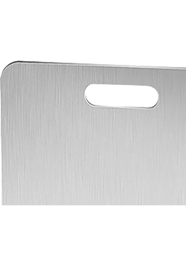 Erya Home Suntek Paslanmaz Çelik Kesme Tahtası Pizza Bisküvi Orta