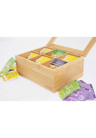 Misto - 6 Bölmeli Çay Kutusu