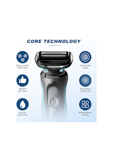 Braun 5/6 Serisi Braun Tıraş Makinesi 53b İçin Yedek Başlıklar