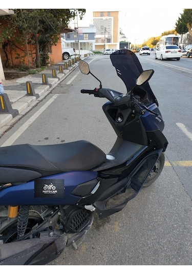 Motocam Arora Max T Ön Cam 2022-2026 Model 55cm Siyah Renkli 4mm Kısa