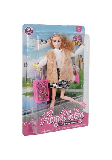 Bıgtree Angelbaby Seyahat Bebekleri Kareli Etekli