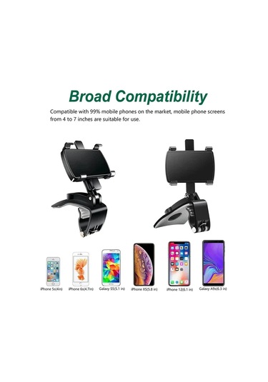 Liangmei 360 Derece Rotasyon Araç Telefonu Tutucu Standı