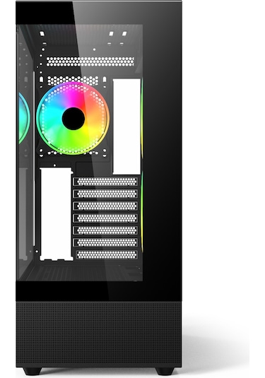 Gametech Phantom 6 x 120 MM RGB Fanlı Oyuncu Bilgisayar Kasası Siyah