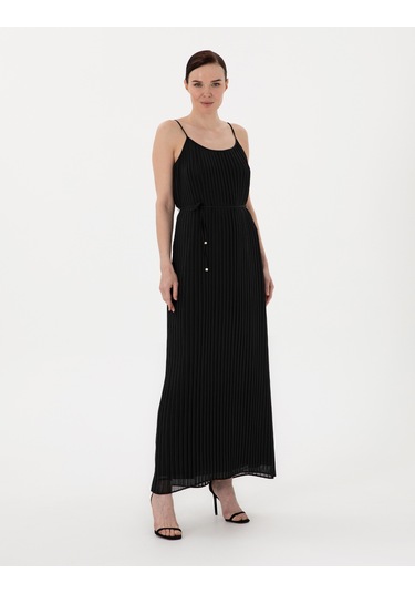 Pierre Cardin Kadın Siyah Elbise Dokuma 50301053-vr046 Siyah