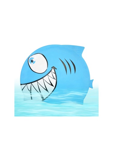 Suntek Köpekbalığı Şekilli Yüzme Boneleri Çocuklar Kısa Mavi