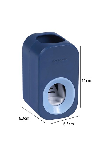 Suntek Magideal Ev Banyo Otel C İçin Otomatik Diş Macunu Dispenseri Mavi