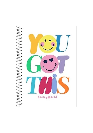 Smıley Joyful Sert K. Sp. Defter A4 100 Yp Çizgili 103 Ivory