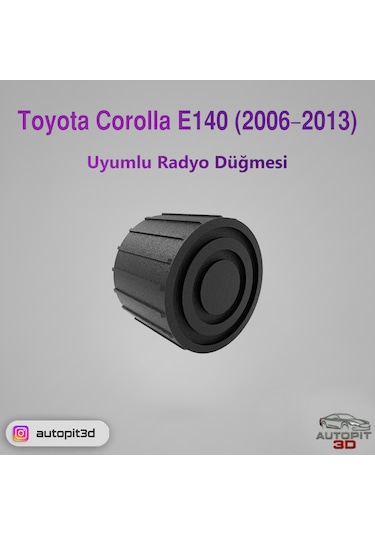 Toyota Corolla E140 2006 2013 Uyumlu Radyo Düğmesi