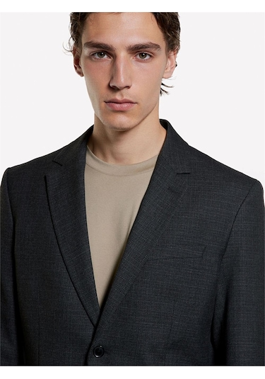 Sisley Viskoz Karışımlı Düğmeli Blazer Ceket Erkek Siyah Ceket - 325a2sddsw02f Sisley Viskoz Karışımlı Düğmeli Blazer Ceket Erkek Siyah Ceket - 325a2sddsw02f