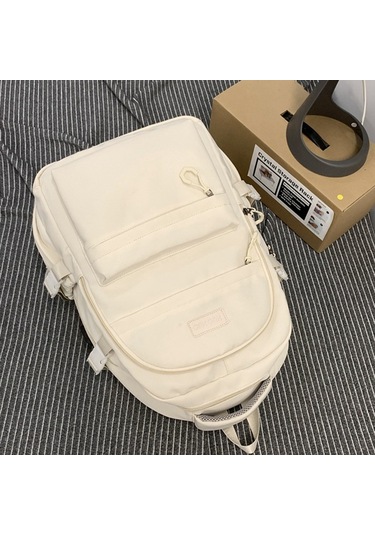 Student Backpack Lightweight Travel Bag Large Capacity Commuter Bag For Men And Women Black