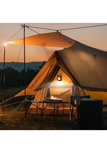 Soulader Taşınabilir Şarj Edilebilir Solar Led Lamba, Usb İle Şarj, Kamp Ve Acil Durum Aydınlatması İçin Pratik Çözüm Siyah