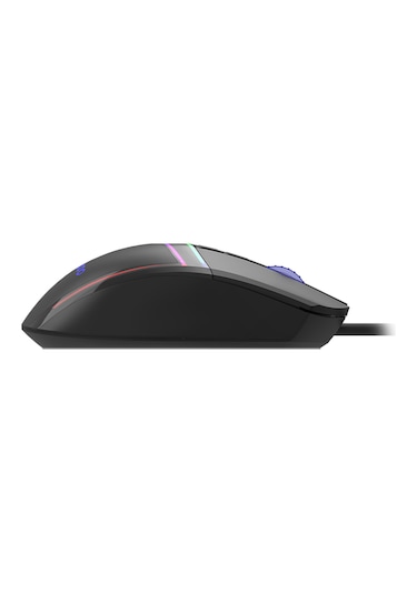 Lecoo MS106 Kablolu 3200DPI 7 Tuşlu RGB Gaming Optik Mouse Siyah