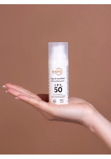 Soltis Organik Sertifikalı Güneş Koruyucu Krem Spf 50+