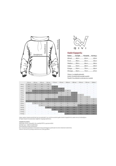 Emperor Baskılı Beyaz Kadın Kapşonlu Sweatshirt