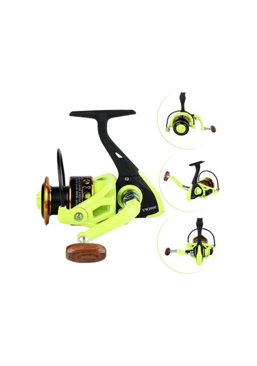 12 Bb 5.0:1 Tatlı Su İplik Balıkçılık Reel 1000-3000 Serisi Sazan Balıkçılık Reel 1000