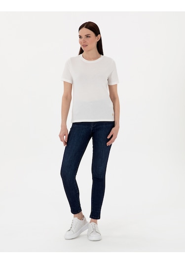 Pierre Cardin Kadın Beyaz Tişört 50305766-vr013 Beyaz