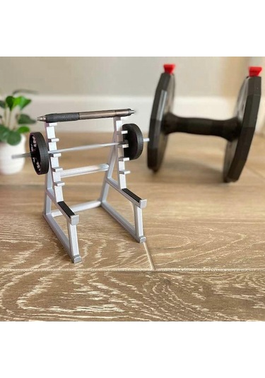 Ganzhoushop Masa İçin Şeffaf Plastik Kalemlik Standı, Squat Rack Tasarımı, Kalemler Ve Daha Fazlası İçin Düzenleyicigray