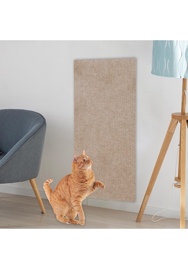 Suntek Kedi Tırmalama Matı Ezme Pençeleri Çok Yönlü Bej