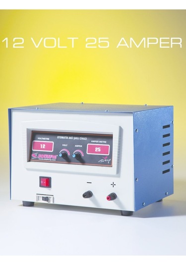 Soyberg Akü Şarj Cihazı 12 Volt 25 Amper Otomatik Akü Şarj Cihazı 1225