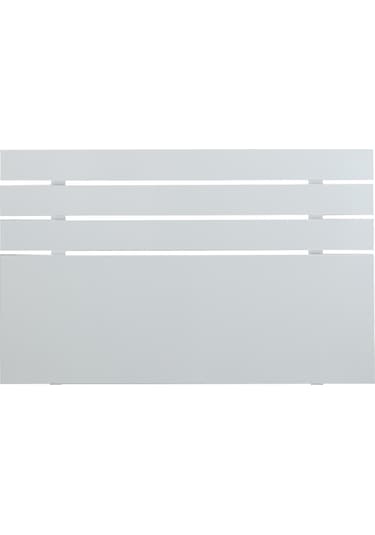 Pasifichome Huga Çift Kişilik Beyaz Yatak Başlık 180 Cm / 180 Cm Baza Başlık