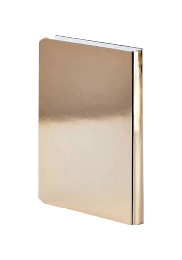 Nuuna Gri Noktalı A6 Defter Shiny Starlet Gold 53245 Gold