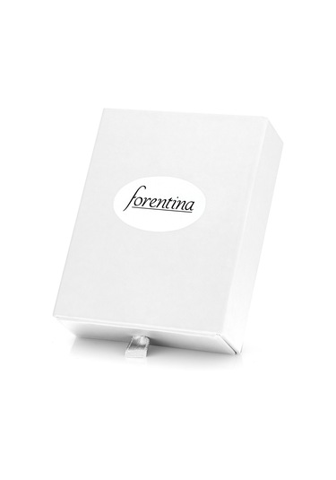 Forentina Gümüş Kaplama Lacivert Taşlı Kolye Küpe Yüzük-özel Beyaz Kutuda Hediye Set Ps3681 Gri