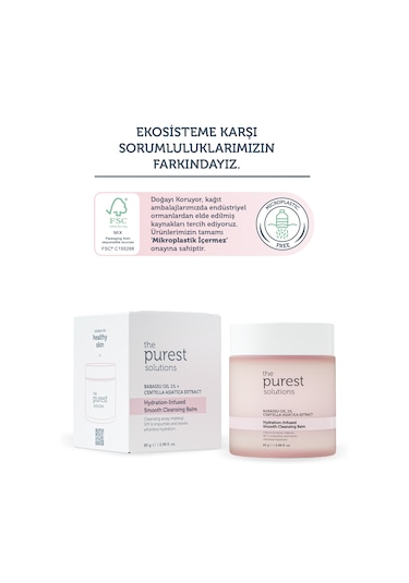 The Purest Solution Tüm Cilt Tipleri Için Smooth Cleansing Balm- Hydration-Infused 85 G