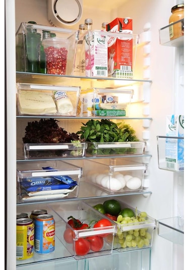 Primanova Buzdolabı Ve Mutfak Dolabı Düzenleyici 20x28x5cm-e27-5 Şeffaf