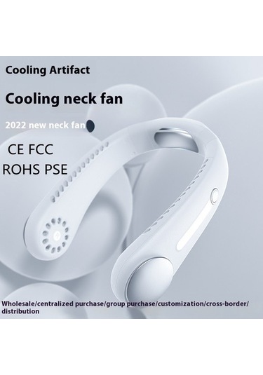 Chaos Bask Yeni Yarı Iletken Soğutma Kanatsız Boyun Fanı Soğutma Buz Açık Taşınabilir Asılı Boyun Klima 7415 Boyun Yok 2 Kollu 500 Adetten Az