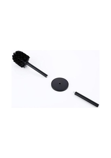 Siyah Paslanmaz Çelik Duvara Monte Banyo Aksesuarları Tuvalet Fırçası Tuvalet Fırçası Tutucular Altın - Krom