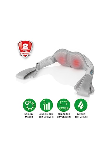 Medısana Shiatsu Med48333 Boyun Masaj Aleti Nmg850 Beyaz - Gri