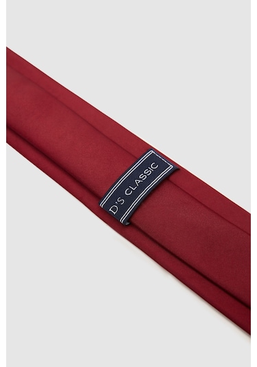 D's Damat Ds Damat Bordo Düz 5,5 Cm Kravat 0HF15ORTKRDUZ Bordo