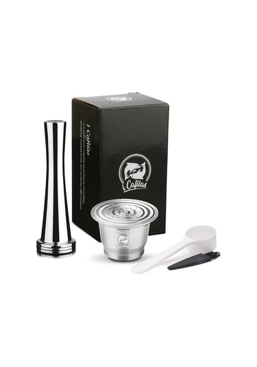 Suntek Tamperli Nespresso Için Kaşıklı Doldurulabilir Kahve