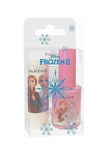 Disney Frozen Lisanslı Dudak Koruyucu + Oje