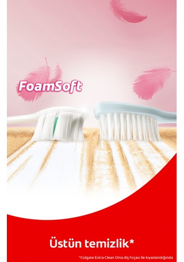 Colgate Foamsoft Diş Eti Masajı Yumuşak Diş Fırçası 2'li