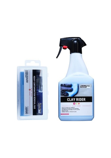 Valet Pro Clay Rider Kil Kaydırıcı ve Mavi Kil Yüzey Tem.Seti